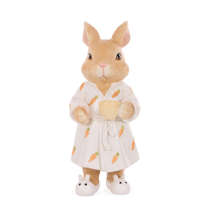 25.5 CM NAPTIME BUNNY WITH SLIPPERS
