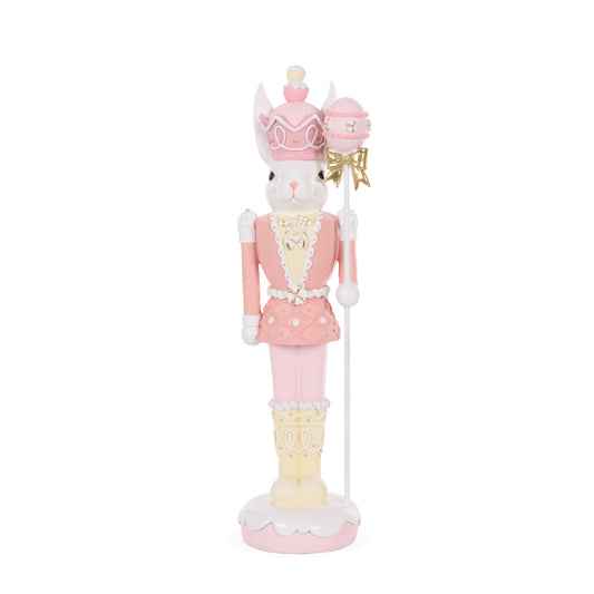 EASTER BLOSSOMS NUTCRACKER WITH STAFF