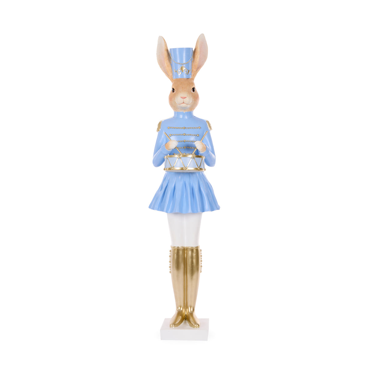 BLUE REGAL NUTCRACKER WITH DRUM