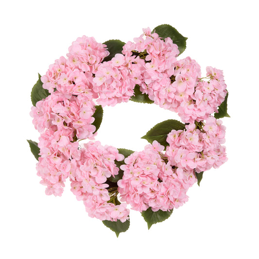 LUXE PINK HYDRANGEA WREATH