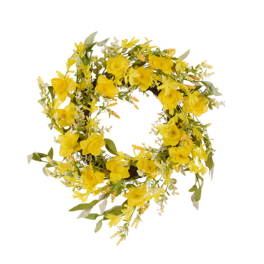 LUXE DAFFODIL WREATH