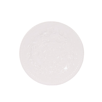 WHITE LAPIN PLATE