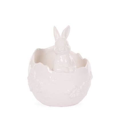 WHITE BUNNY BLOSSOM EGG BOWL