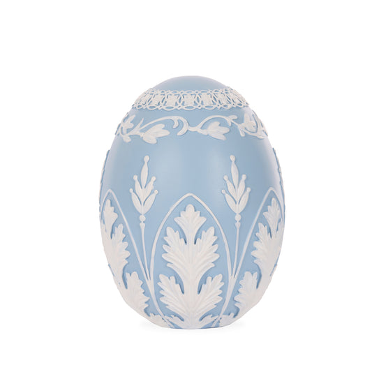MEDIUM BLUE BAROQUE EGG