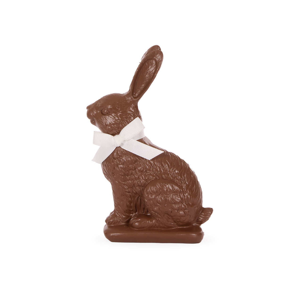 LARGE CHOCOLATE RIBBONED RABBIT