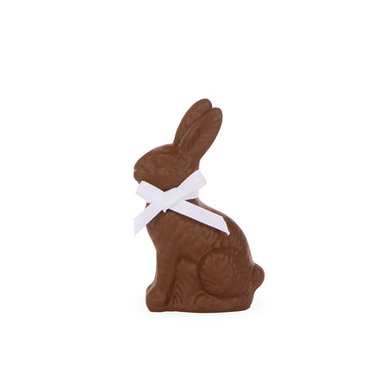 SMALL CHOCOLATE RIBBONED RABBIT