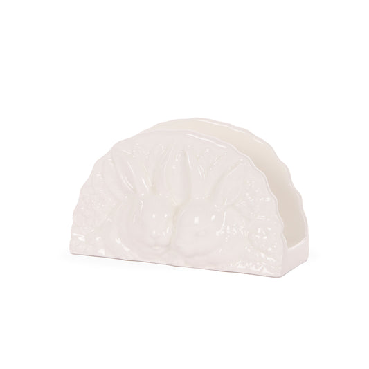 FLORAL BUNNIES NAPKIN HOLDER