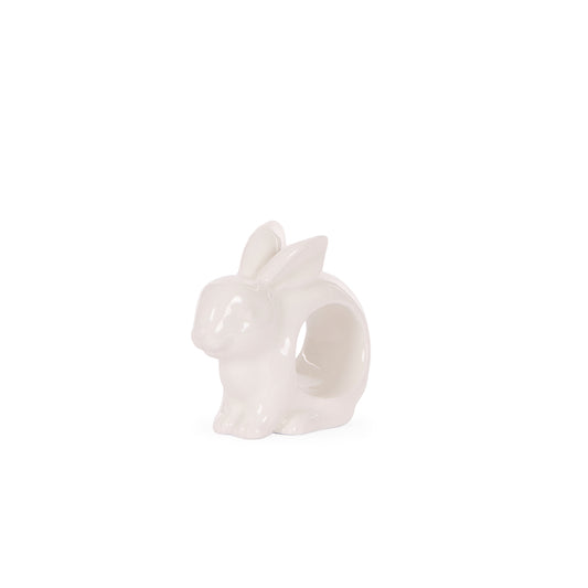 WHITE BUNNY NAPKIN RING