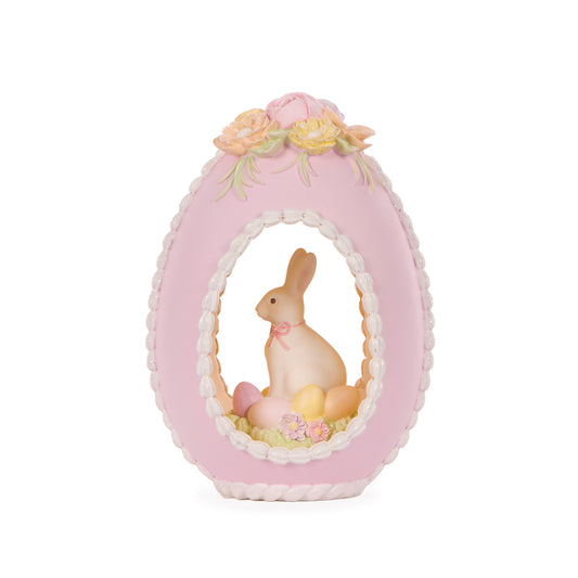 PASTEL BUNNY IN EGG SCENE