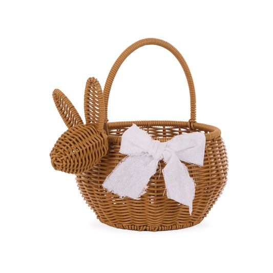 WOVEN BUNNY HUNTING BASKET