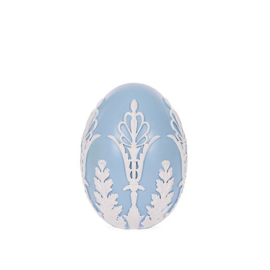 SMALL BLUE BAROQUE EGG