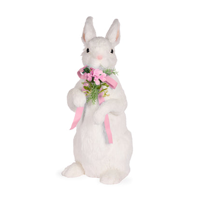 PEONY RABBIT WITH BOW