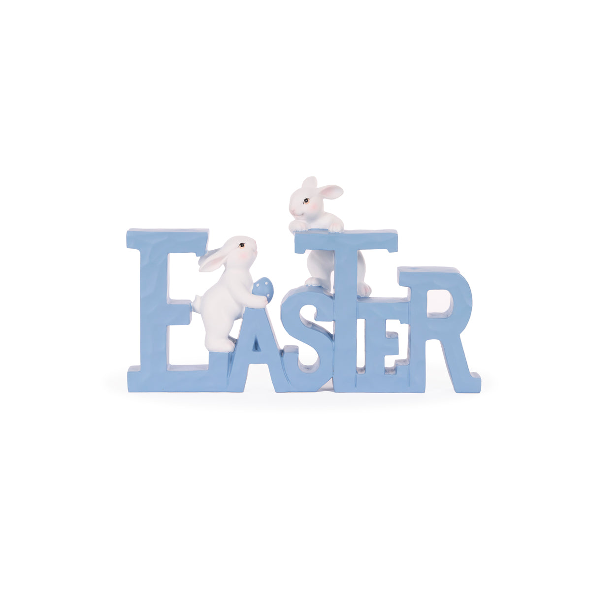 BLUE BUNNIES EASTER SIGN