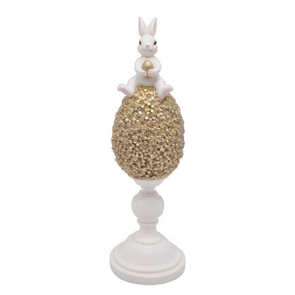 MEDIUM GOLD LAPIN EGG FINIAL