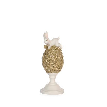 SMALL GOLD LAPIN EGG FINIAL