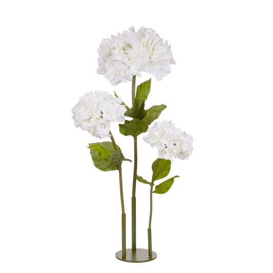 LUXE WHITE HYDRANGEA TRIO