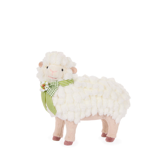 32 CM ADORABLE SHEEP WITH BOW