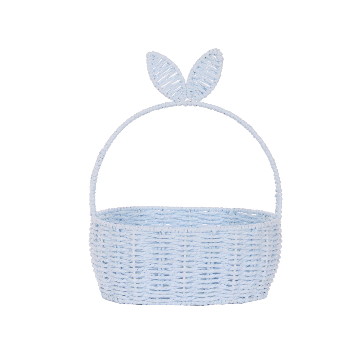 BLUE OVAL BUNNY BASKET – Holly & Ivy