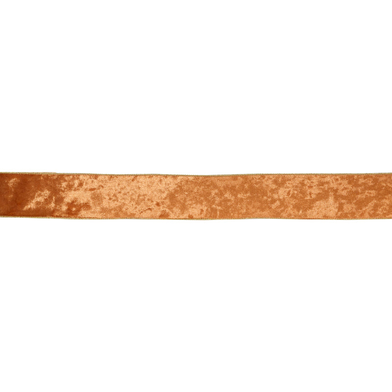 6.3 CM GINGERBREAD VELVET RIBBON