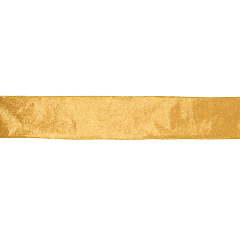 10 CM GOLD VELVET RIBBON