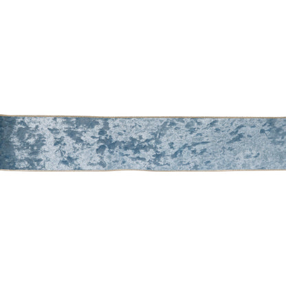 10 CM LIGHT BLUE VELVET RIBBON