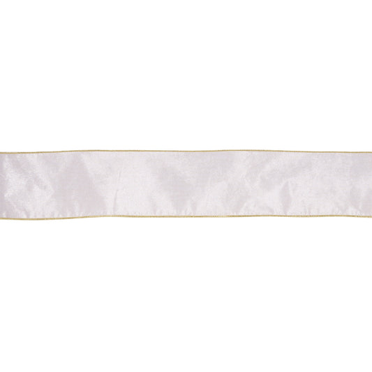 10 CM WHITE VELVET RIBBON