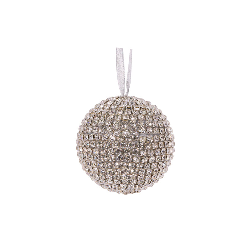 8 CM CRYSTAL BAUBLE