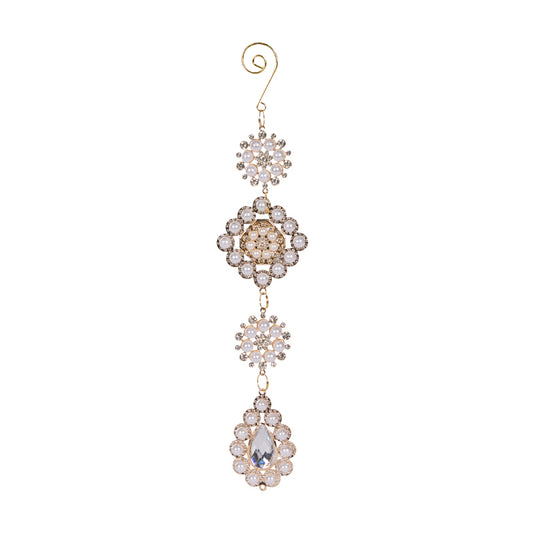TRAILING PEARL ROSETTE HANGING