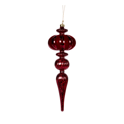 30 CM BURGUNDY MERCURY ORB FINIAL