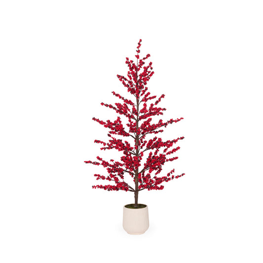 135cm Potted Red Berry Tree