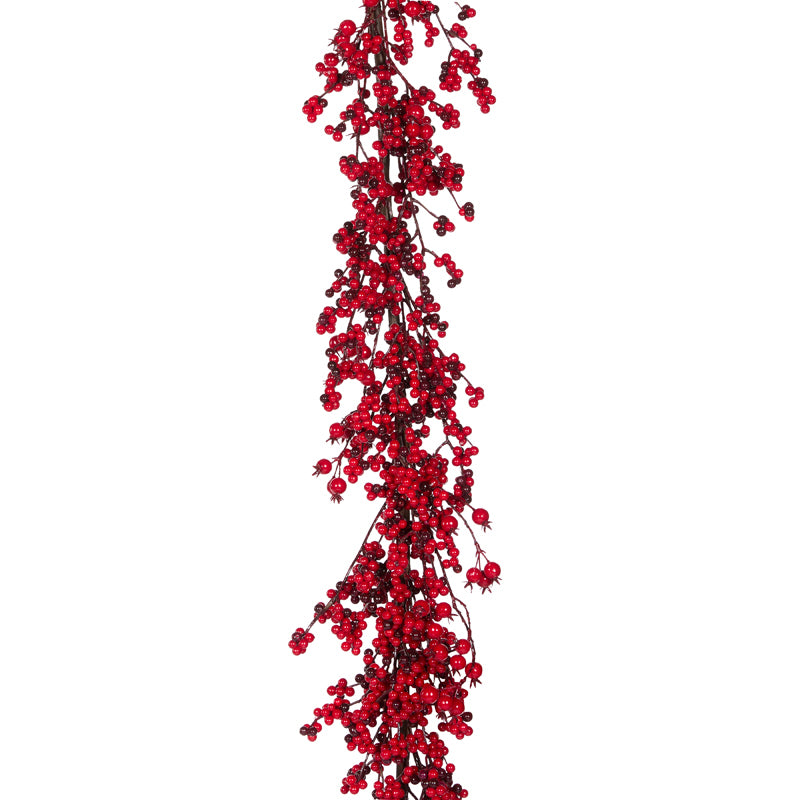 182cm Red Berry Garland