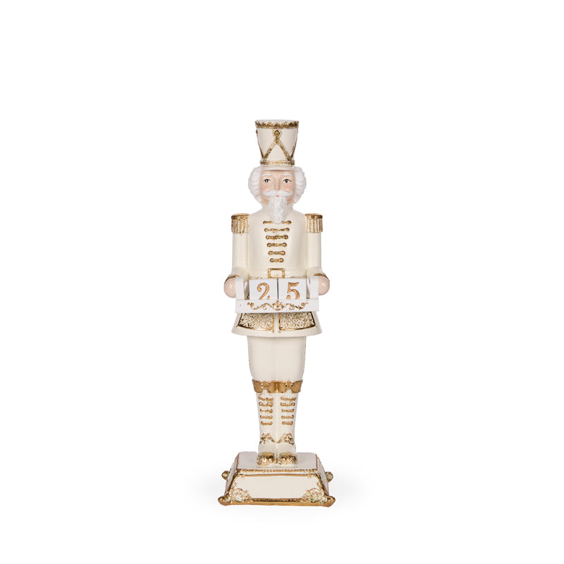 WHITE AND GOLD NUTCRACKER COUNTDOWN