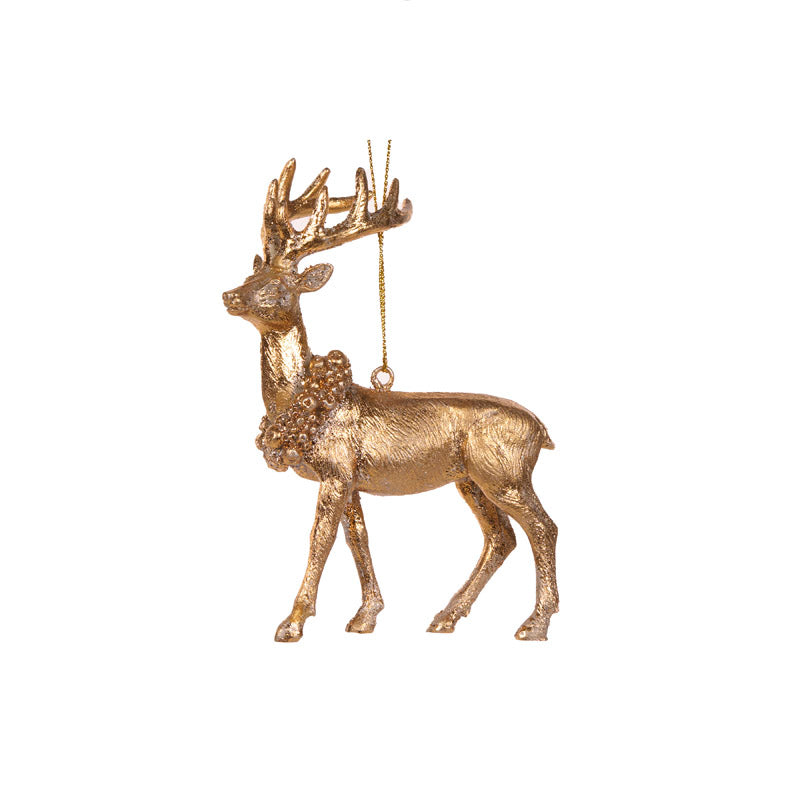 GOLD HARVEST REINDEER HANGING