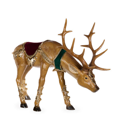 83 CM ELABORATE VELVET REINDEER