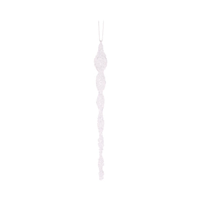 25 CM BRAIDED FROSTED ICICLE