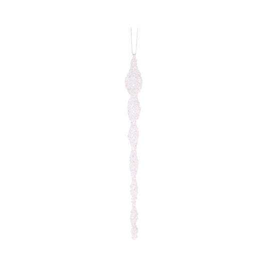 25 CM BRAIDED FROSTED ICICLE