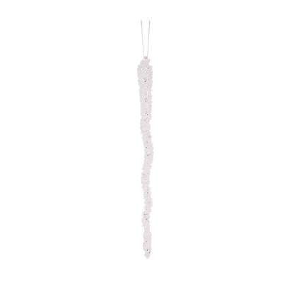 25 CM FROSTED WAVY ICICLE