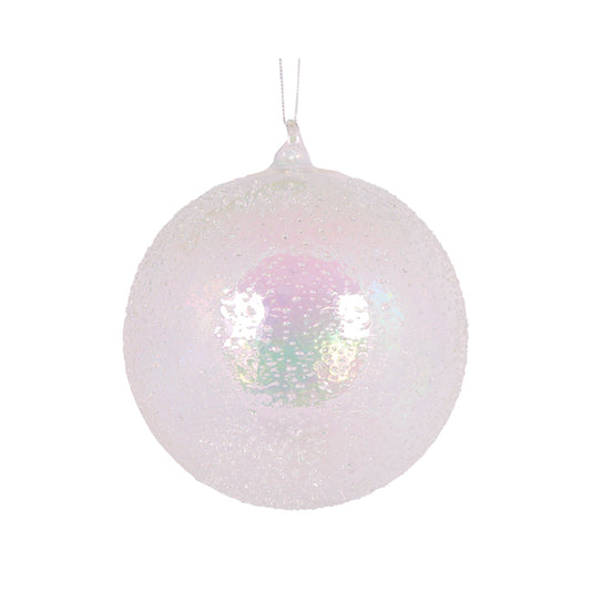 15 CM IRIDESCENT BUBBLES BAUBLE
