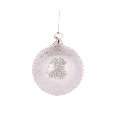 10 CM SILVER MERCY BUBBLES BAUBLE