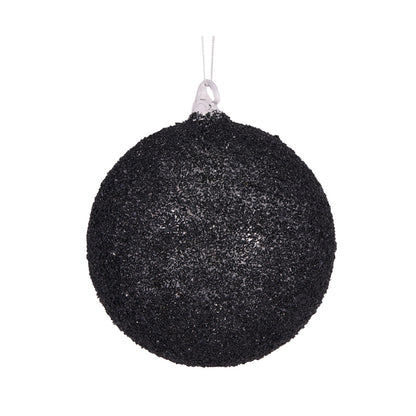 15 CM GLITTERED INK BAUBLE