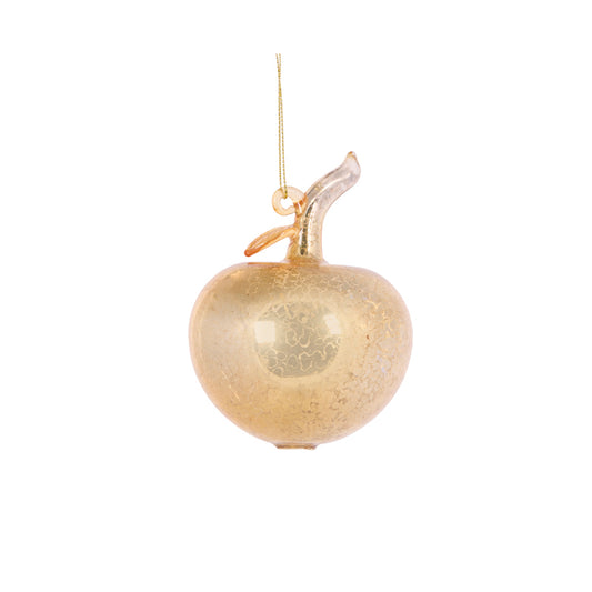 GOLD MERCURY APPLE BAUBLE