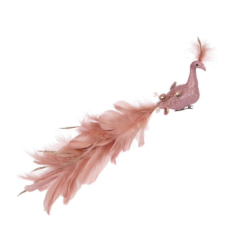 BLUSH TRUMPET LAYERED PEACOCK