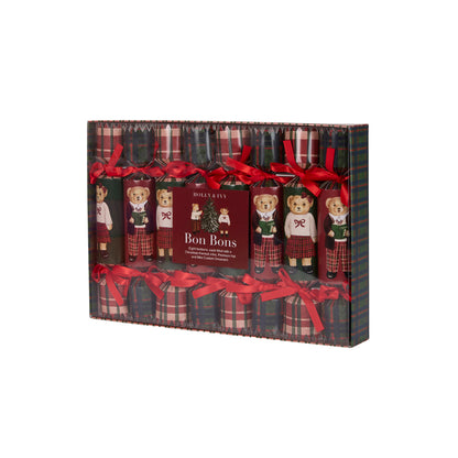 TARTAN TEDDY BON BONS 8PK