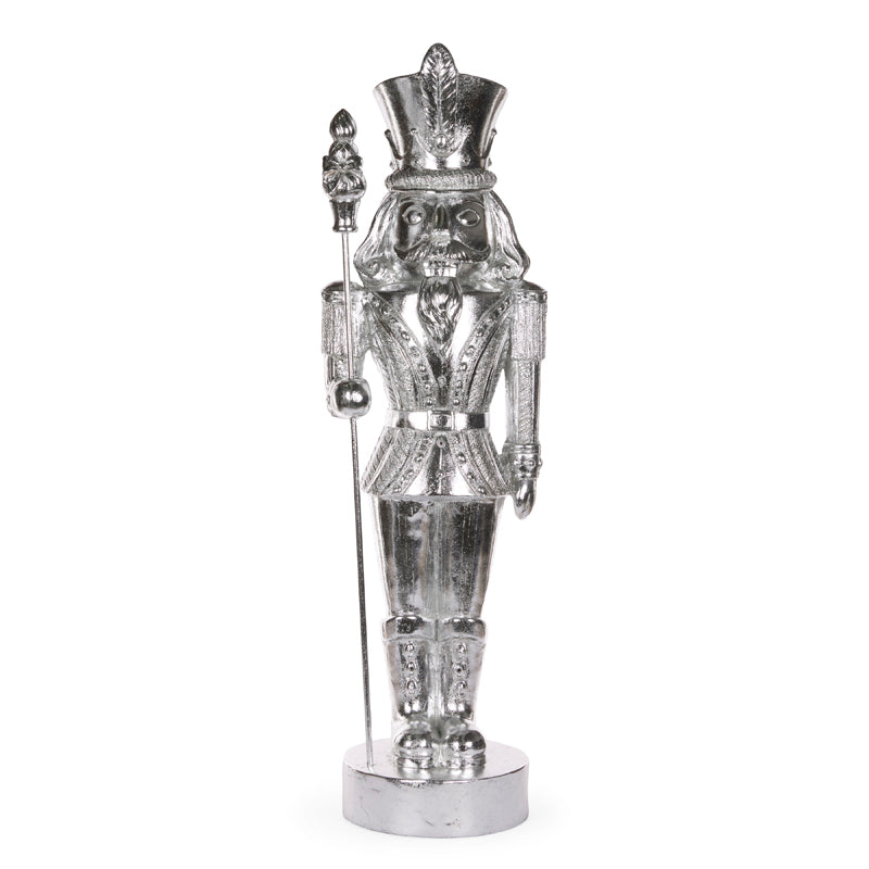 123 CM SILVER SOLDIER WITH LED STAFF