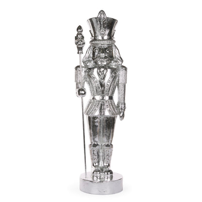 123 CM SILVER SOLDIER WITH LED STAFF