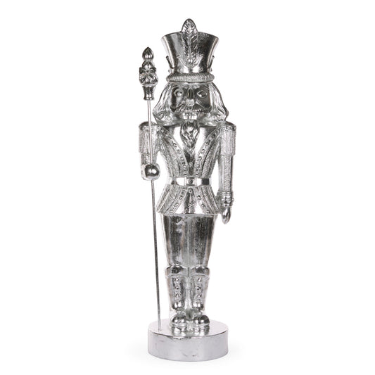 123 CM SILVER SOLDIER WITH LED STAFF