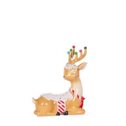 LYING RETRO CANDY DEER