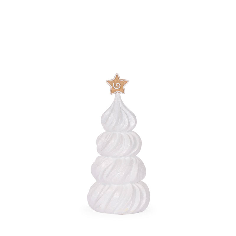 25.5 CM SUGARED MERINGUE TREE