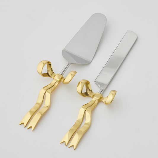 Bowtiful Cake Servers Set of 2
