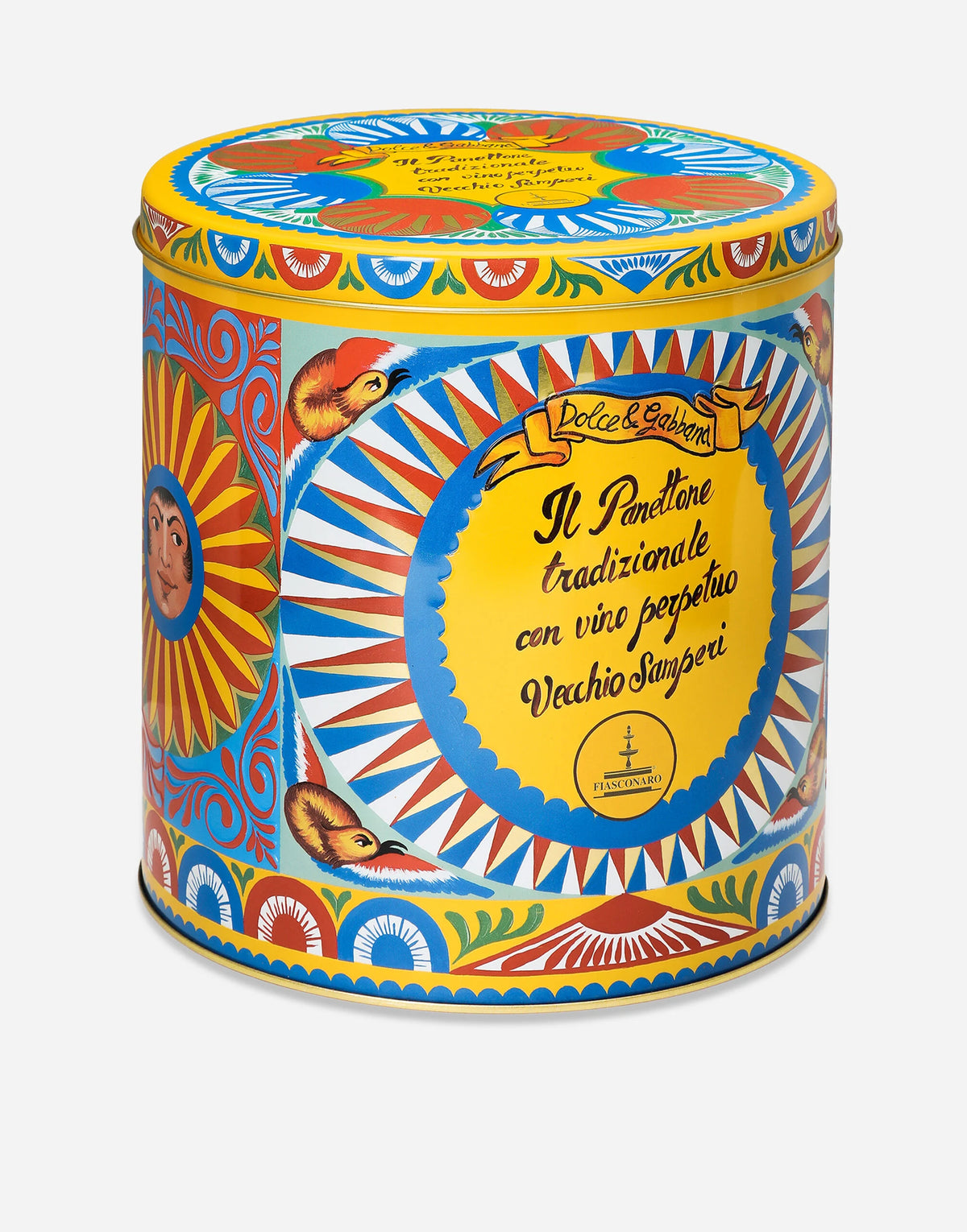 DOLCE & GABBANA TIN PANETTONE W/ WINE SPRAY - 1KG